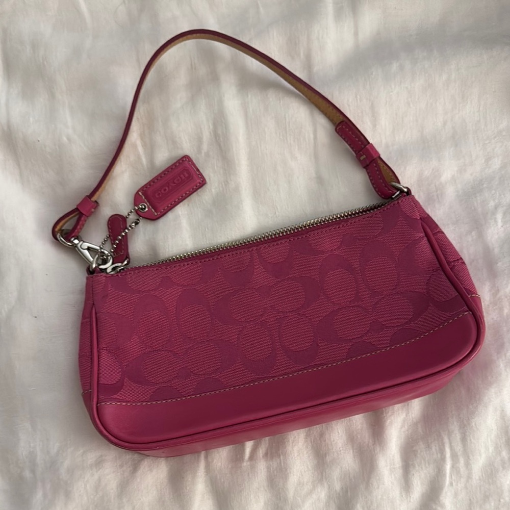 Vintage Coach Pink Shoulder Bag